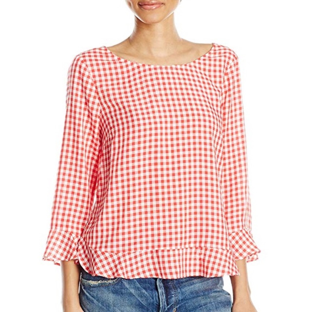 Velvet by Graham & Spencer Gingham Top